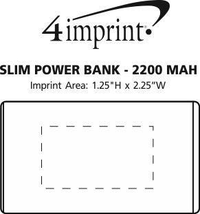 Imprint Area of Slim Power Bank