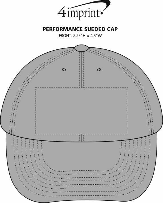Imprint Area of Performance Sueded Cap