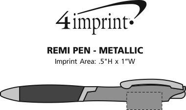 Imprint Area of Remi Pen - Metallic