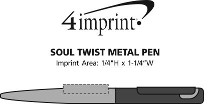 Imprint Area of Soul Twist Metal Pen