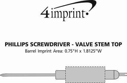 Imprint Area of Phillips Screwdriver - Valve Stem Top