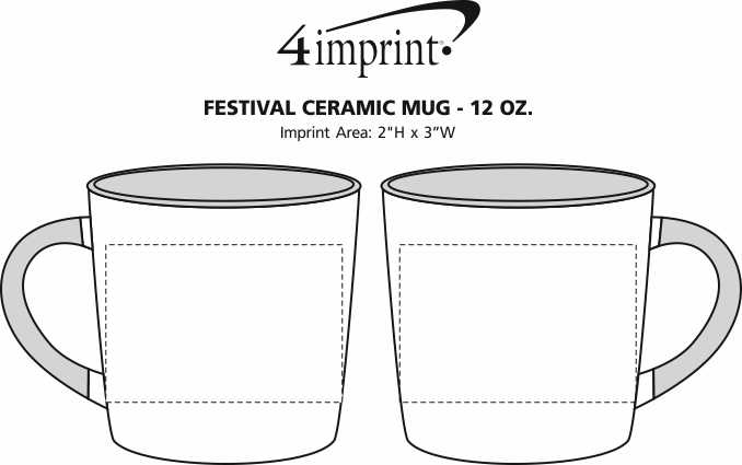 4imprint.com: Festival Ceramic Mug - 12 oz. 136072