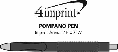 Imprint Area of Pompano Pen