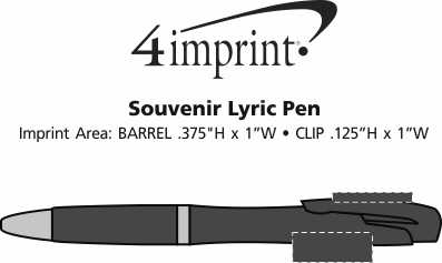 Imprint Area of Souvenir Lyric Pen