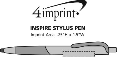 Imprint Area of Inspire Stylus Pen