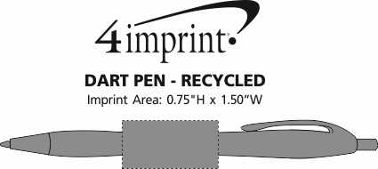 Imprint Area of Dart Pen - Recycled