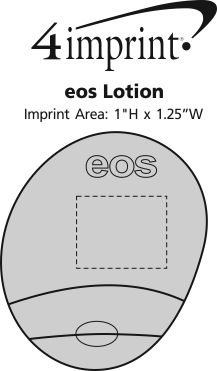 Imprint Area of eos Lotion