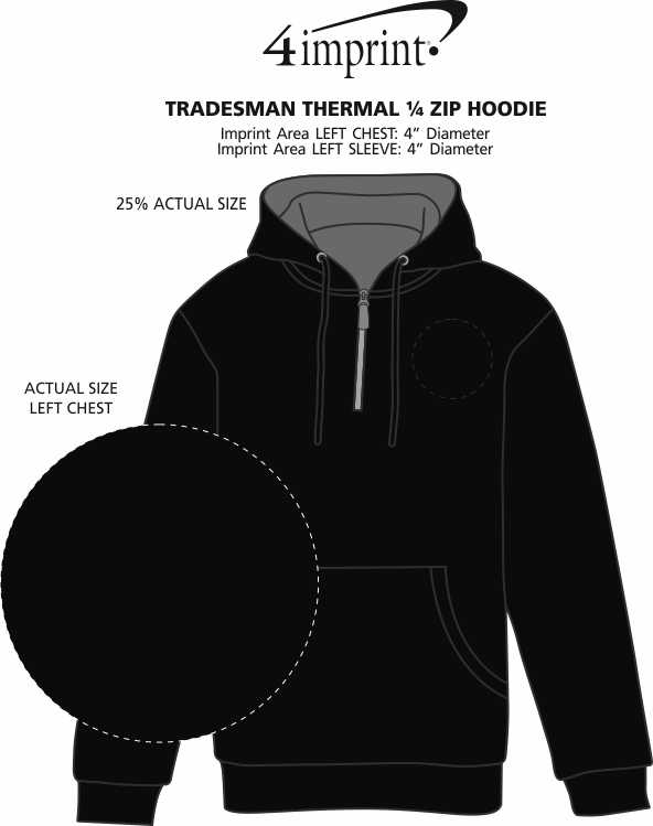 Download 4imprint.com: Tradesman Thermal 1/4-Zip Hoodie 137258