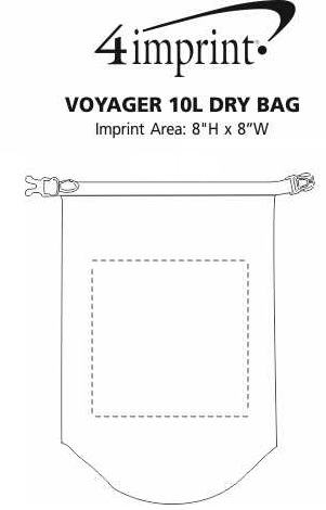 Imprint Area of Voyager 10L Dry Bag