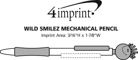 Imprint Area of Wild Smilez Mechanical Pencil