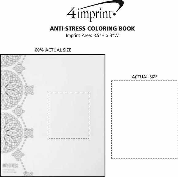 Imprint Area of Anti-Stress Coloring Book