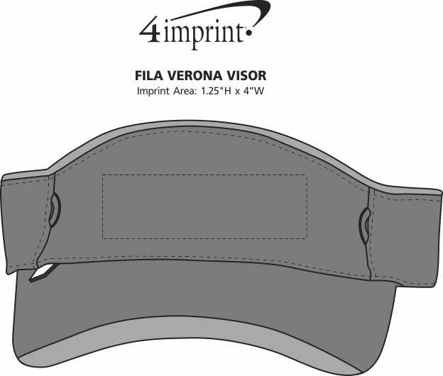 Imprint Area of FILA Verona Visor