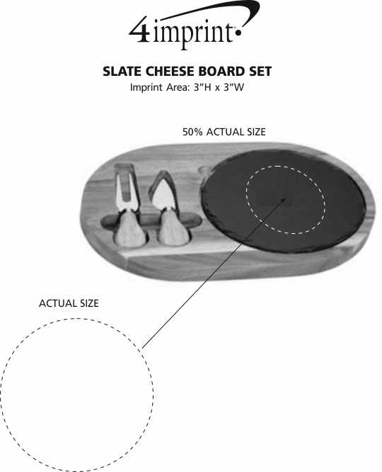Slate Cheese Board Set 138454