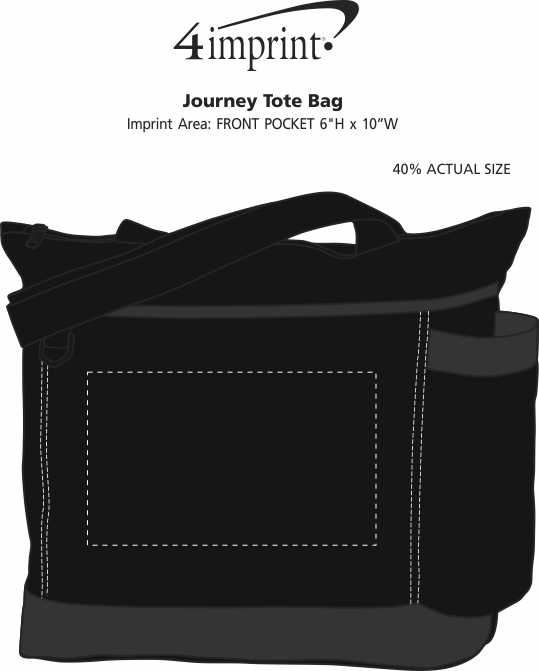 Imprint Area of Venture Tote Bag