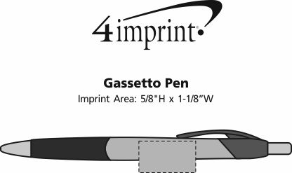 Imprint Area of Gassetto Pen