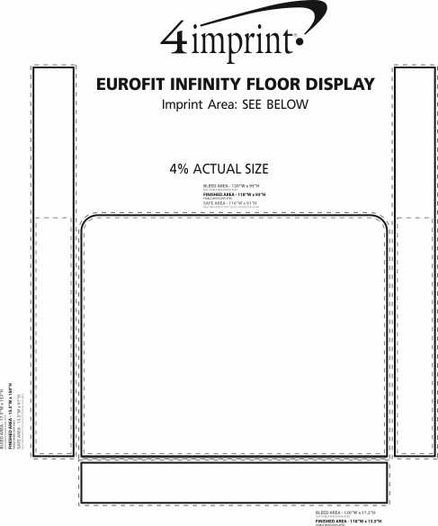 Imprint Area of EuroFit Infinity Floor Display
