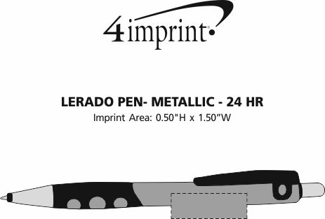 Imprint Area of Lerado Stylus Pen - Metallic - 24 hr
