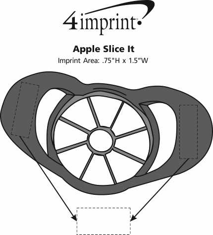Imprint Area of Apple Slice-It