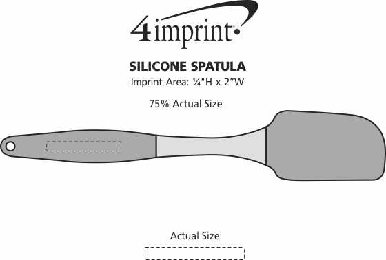 Imprint Area of Silicone Spatula