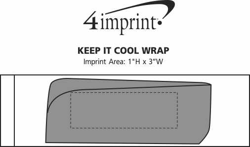 Imprint Area of Keep it Cool Wrap