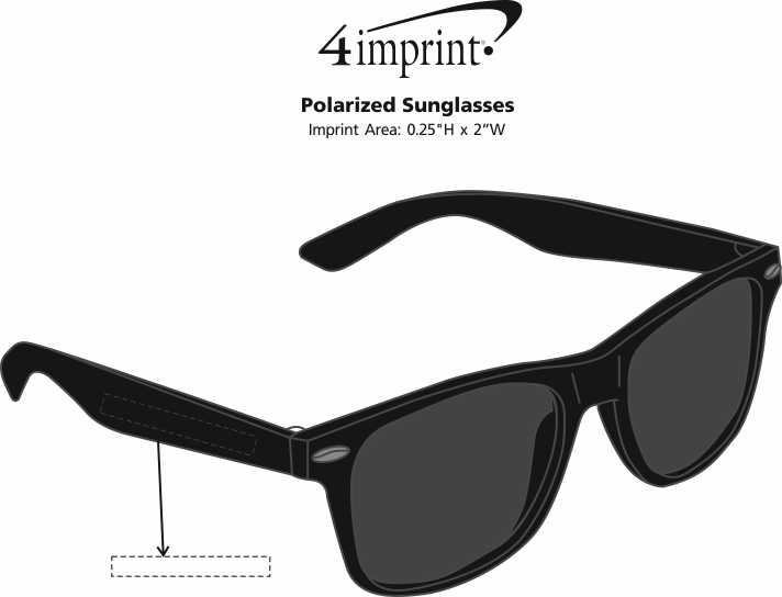 Imprint Area of Polarized Sunglasses