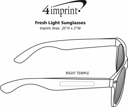 Imprint Area of Fresh Light Sunglasses
