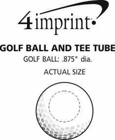 Imprint Area of Golf Ball and Tee Tube