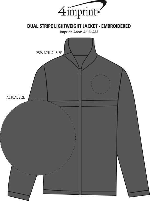 Imprint Area of Weather Resist Lightweight Jacket - Men's