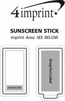Imprint Area of Sunscreen Stick