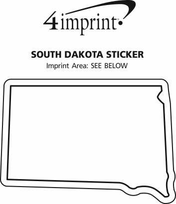 4imprint.com: South Dakota Sticker 141671-SD