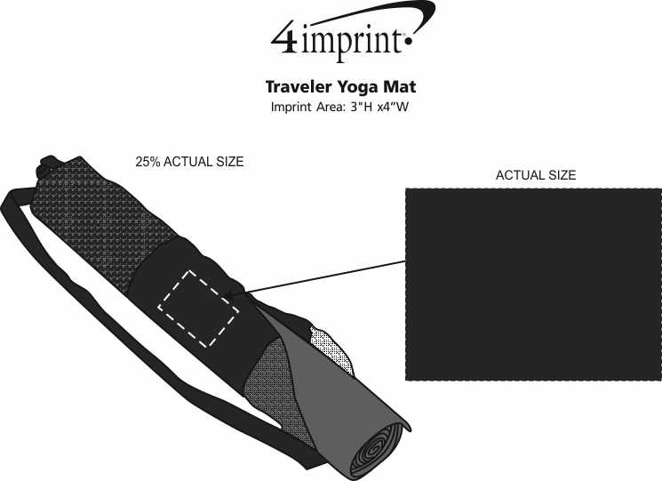Imprint Area of Traveler Yoga Mat