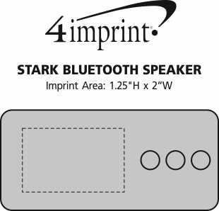 Imprint Area of Stark Bluetooth Speaker