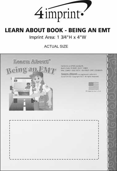 Imprint Area of Learn About Book - Being an EMT