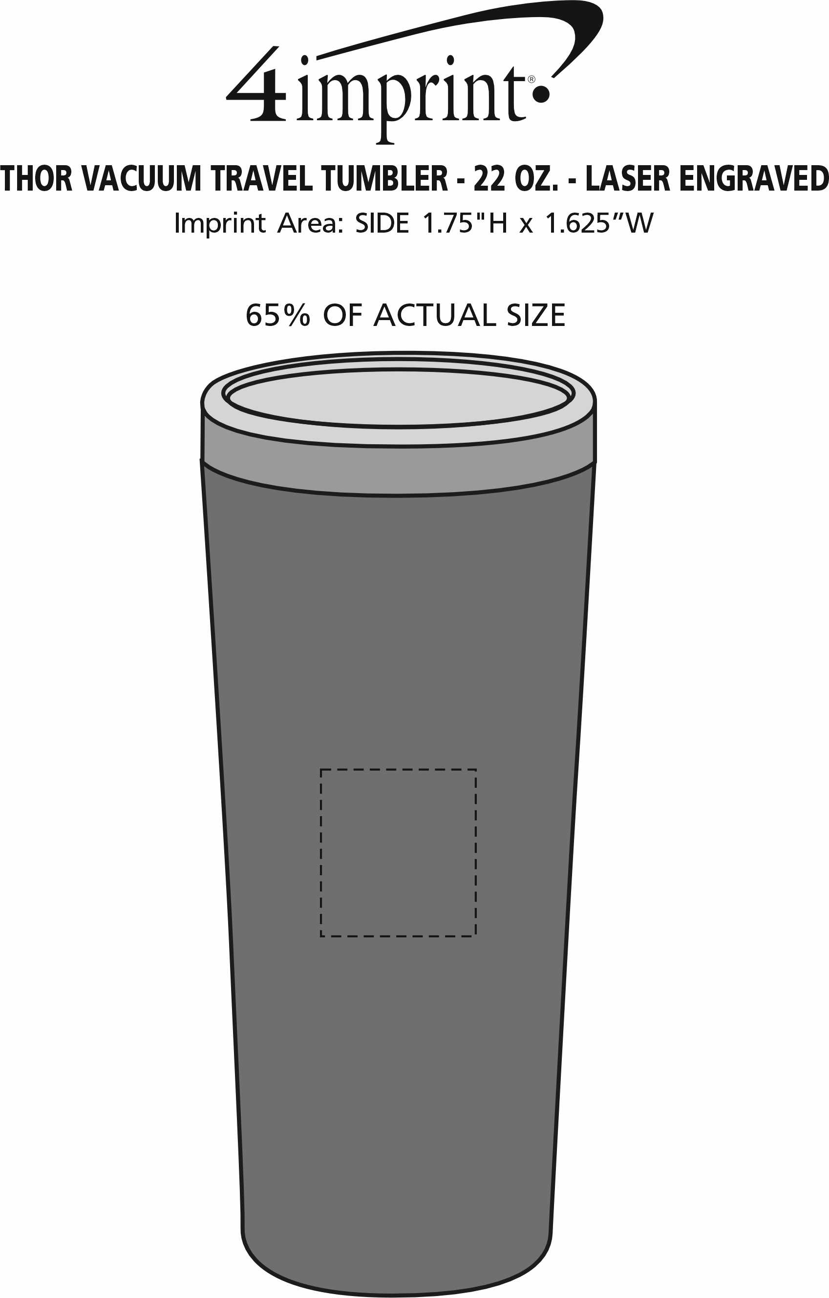 Thor Vacuum Travel Tumbler 22 oz. Laser Engraved 144060L
