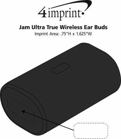 Imprint Area of Jam Ultra True Wireless Ear Buds