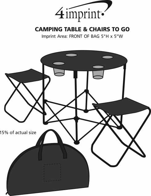 4imprint.com: Camping Table & Chairs to Go 144200