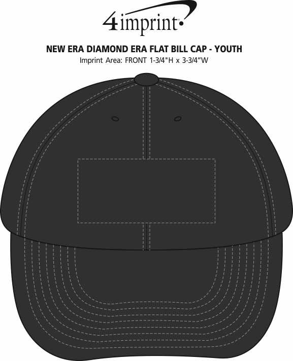 New Era Diamond Era Flat Bill Cap Youth 144709Y