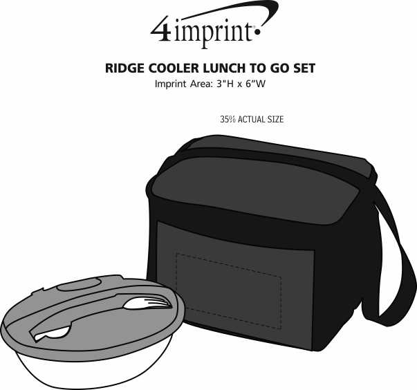 Imprint Area of Ridge Cooler Lunch To Go Set