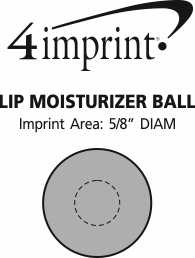 Imprint Area of Lip Moisturizer Ball