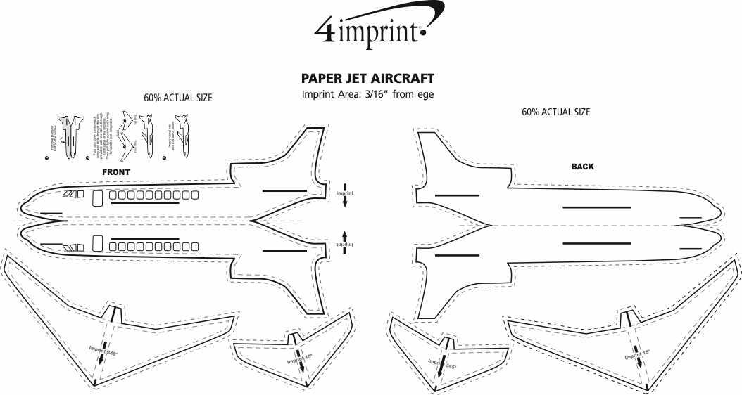 Imprint Area of Paper Jet Aircraft