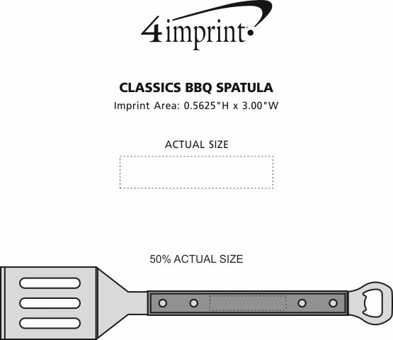 Imprint Area of Classics BBQ Spatula