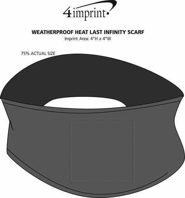 Download 4imprint.com: Weatherproof Heat Last Infinity Scarf 146720