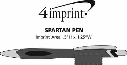Imprint Area of Spartan Pen