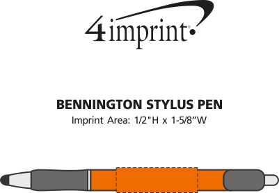 Imprint Area of Bennington Stylus Pen
