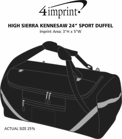 high sierra kennesaw 24 sport duffel