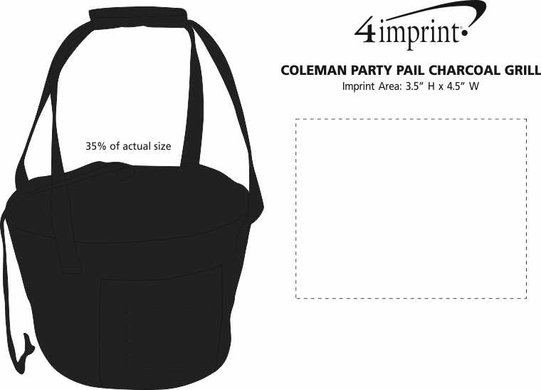 Coleman Party Pail Charcoal Grill 148337