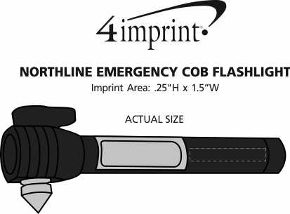 Imprint Area of Northline Emergency COB Flashlight