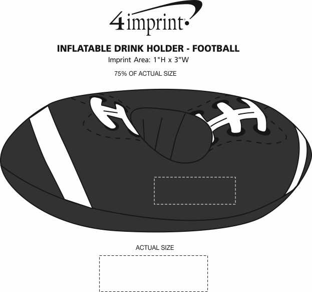 Inflatable Drink Holder Football 149205FB