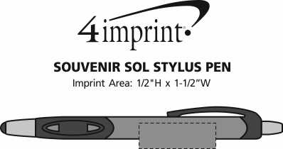 Imprint Area of Souvenir Sol Stylus Pen