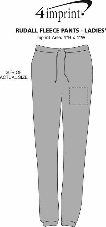 Imprint Area of Rudall Fleece Pants - Ladies'
